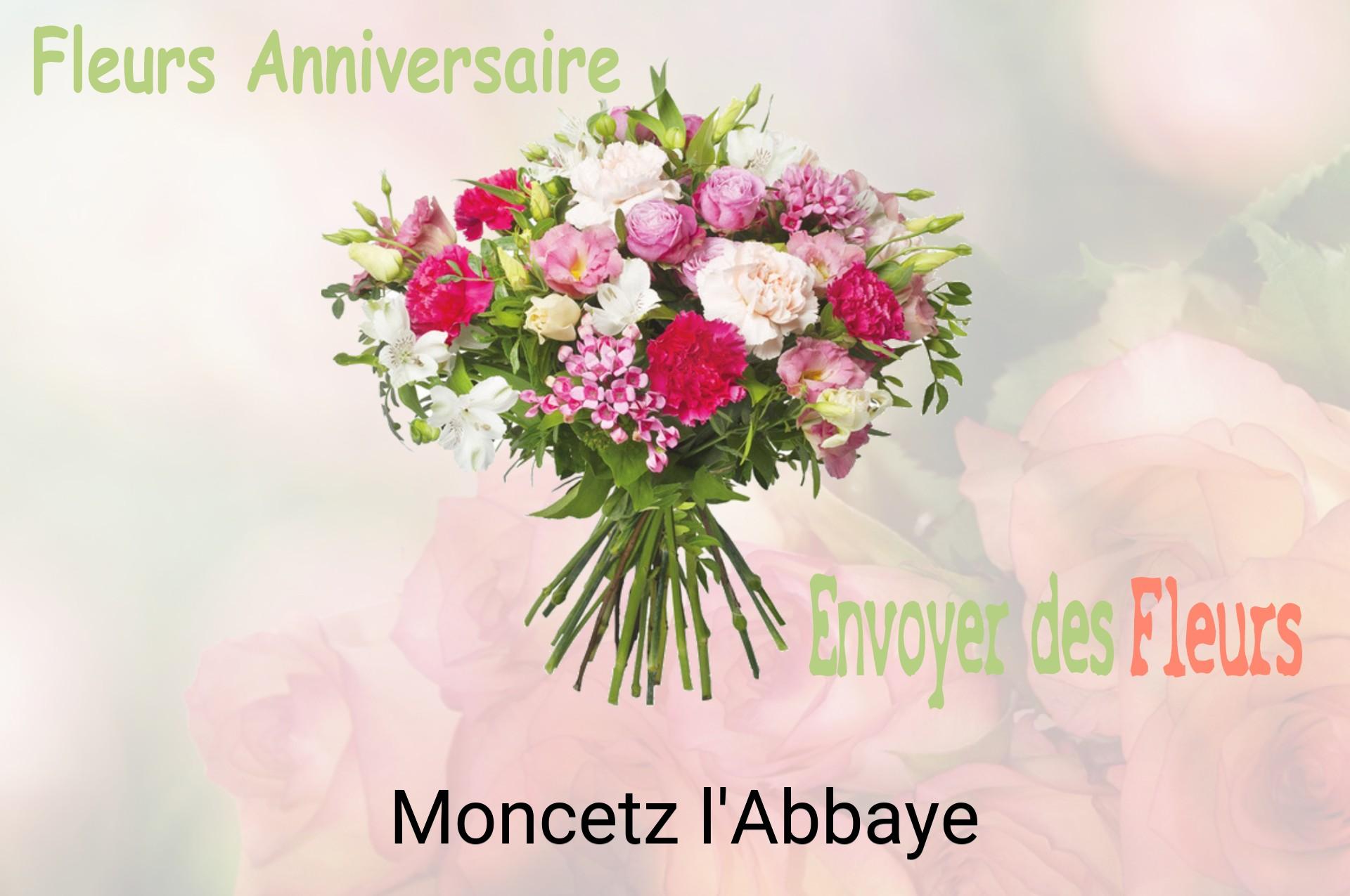 Bouquet de fleurs d’anniversaire livré à Moncetz-l'Abbaye