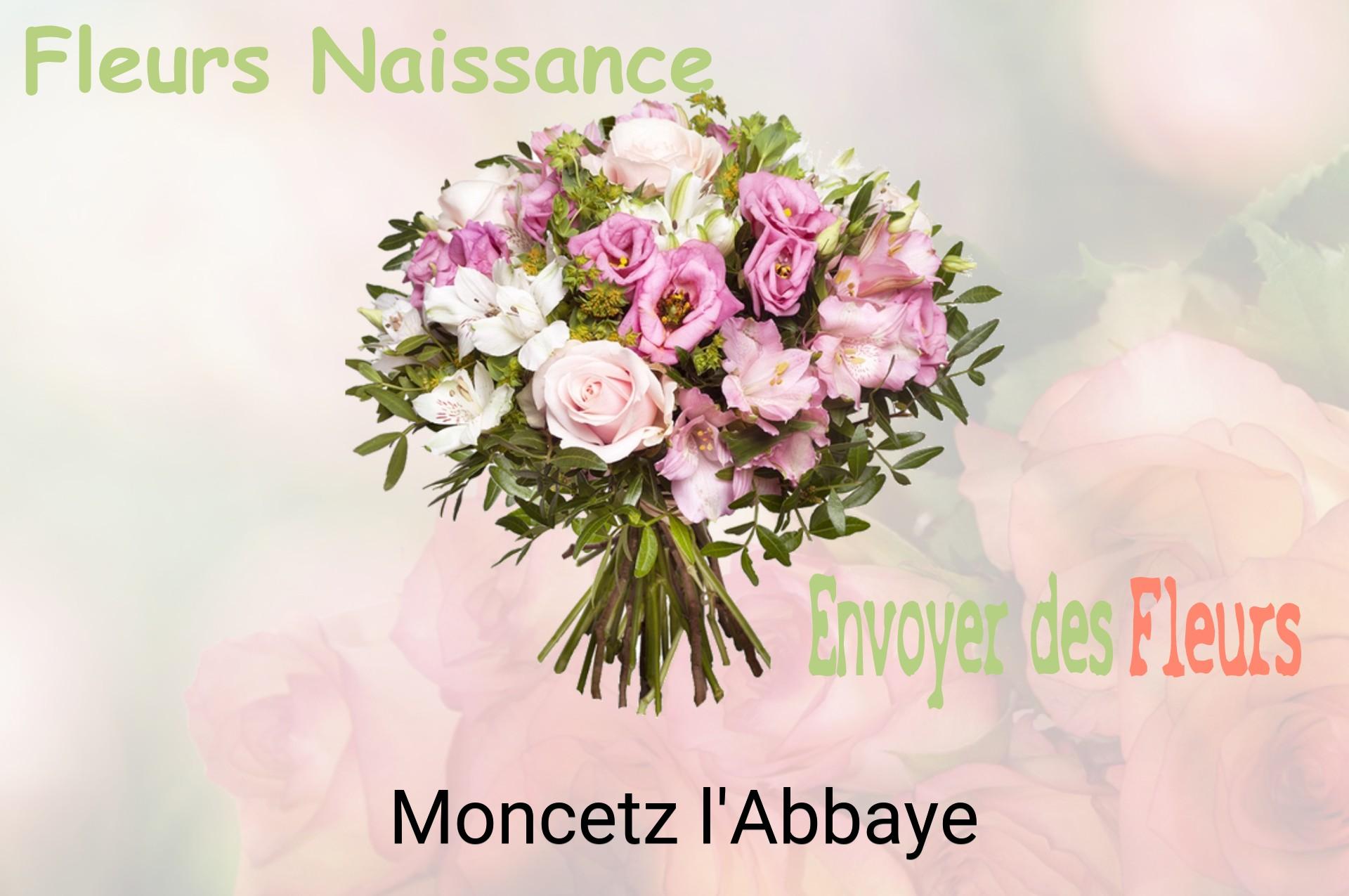 Bouquet de fleurs de naissance livré à Moncetz-l'Abbaye