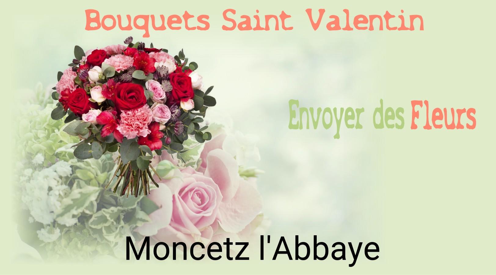 Roses de Saint-Valentin livrées à Moncetz-l'Abbaye